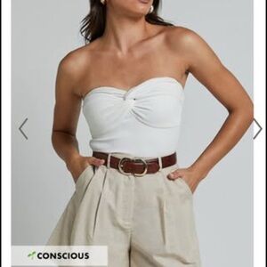 Ali Linen Blend High waisted Shorts